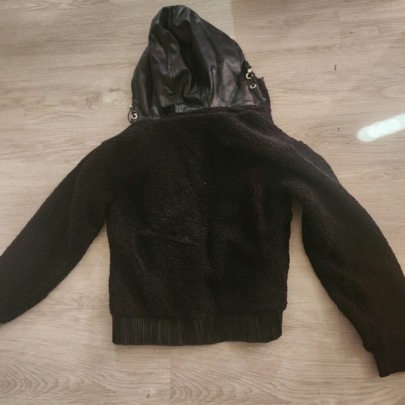 MDV Maniere De Vior faux leather winter jacket size 0 - Picture 4 of 4